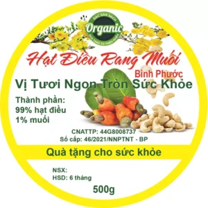 In tem nhãn sản phẩm giá rẻ mẫu tem hạt điều