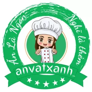 in tem nhãn giá rẻ mẫu Ăn Vặt Xanh
