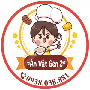 in tem nhãn giá rẻ mẫu ăn vặt gen z