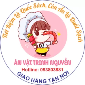 in tem nhãn giá rẻ mẫu ăn vặt trinh nguyễn
