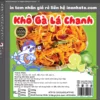 In Tem Nhãn Decal Giá Rẻ - Tem Khô Gà Lá Chanh 20 Tem Khô Gà Lá Chanh