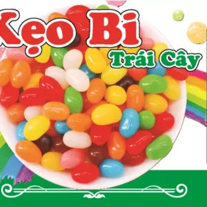 In Tem Nhãn Kẹo Bi Trái Cây Giá Rẻ