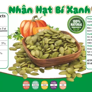In Tem Nhãn Nhân Hạt Bí Xanh