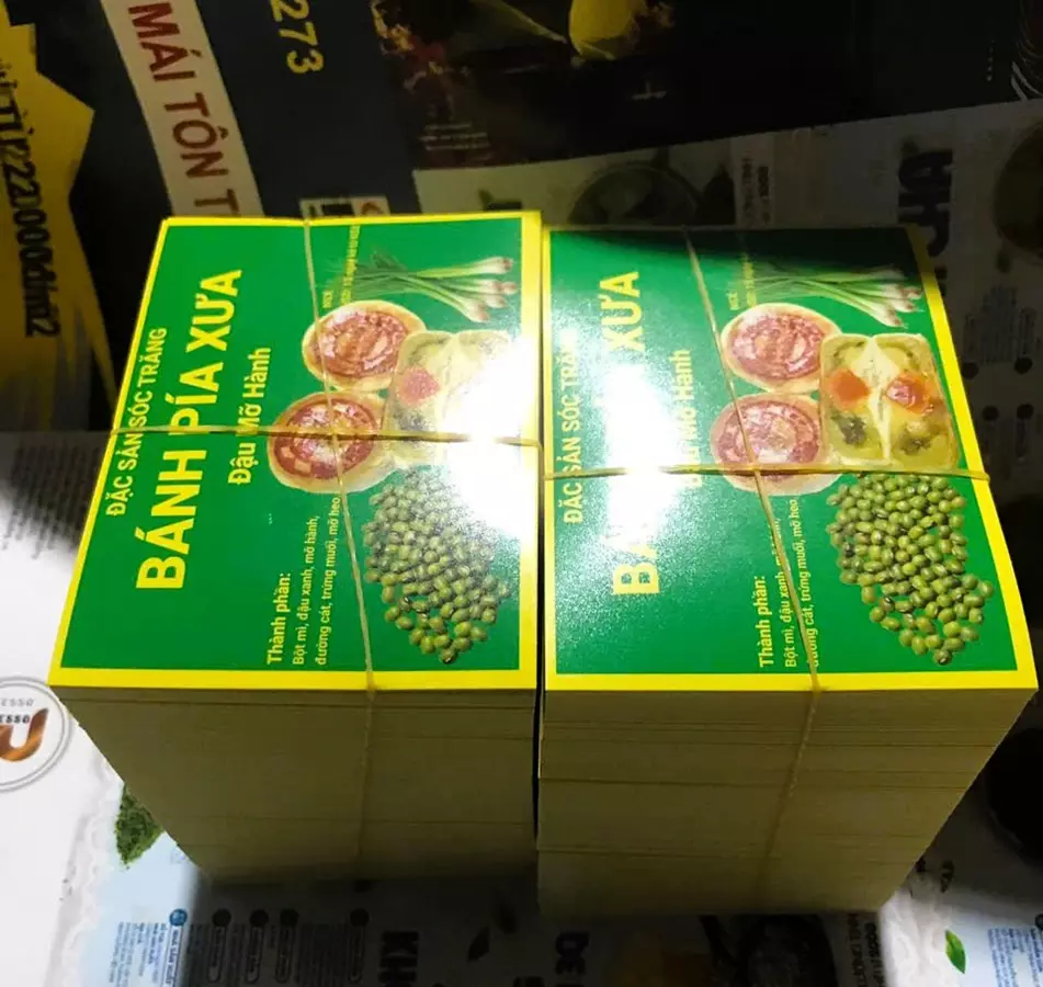 In Tem Decal Bánh Pía Đậu Mỡ Hành 4 In Tem Decal Bánh Pía Đậu Mỡ Hành