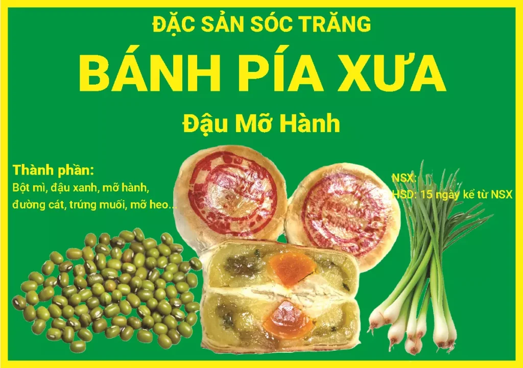 In Tem Decal Bánh Pía Đậu Mỡ Hành